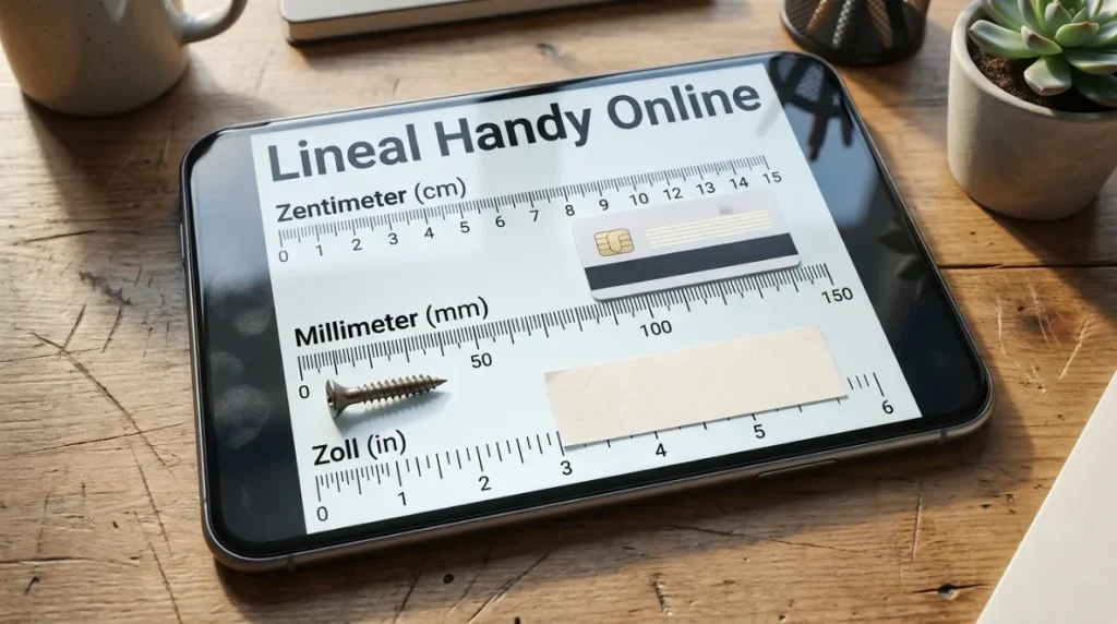 Smartphone als digitales Lineal zum Messen verwenden