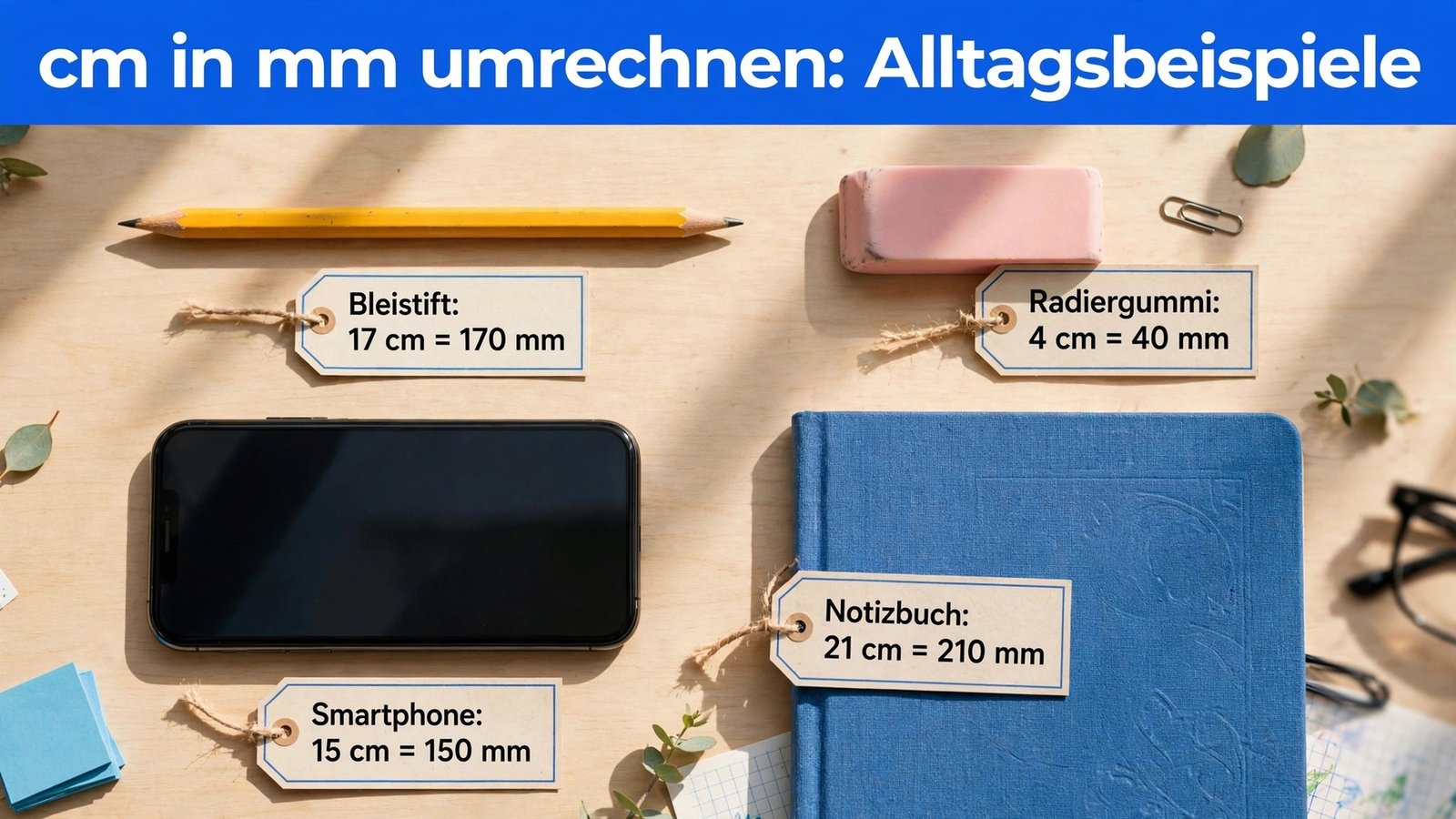 cm in mm umrechnen – Praxisbeispiele aus Schule und Alltag